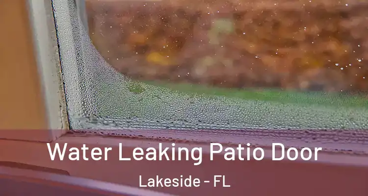 Water Leaking Patio Door Lakeside - FL